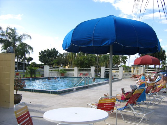 Sunshine RV Resort Pool view 1